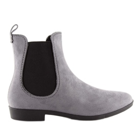 Gri galoșe pentru femei gri D61 Gri 1