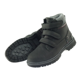 American Club Cizme de botine cu velcro 708121 negru gri 4 American Club Cizme de botine cu velcro 708121 negru gri 4
