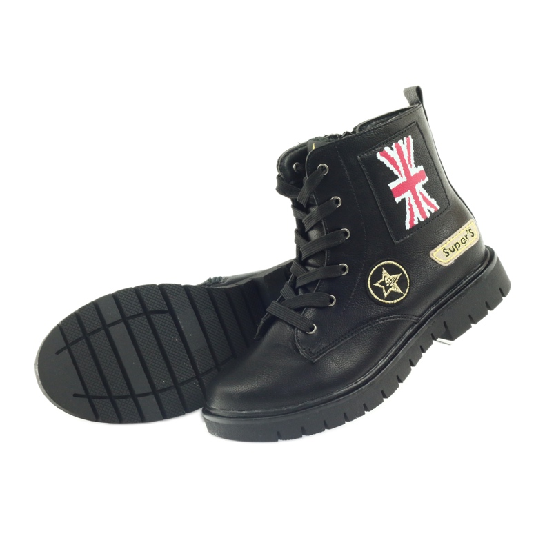 American Club Cizme de iarnă americane super Workers negru galben roșu 5 American Club Cizme de iarnă americane super Workers negru galben roșu 5