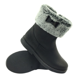 American Club Cizme înalte americane cizme de iarnă cu blană negru 3 American Club Cizme înalte americane cizme de iarnă cu blană negru 3