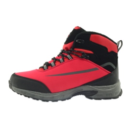American Club Trekking Softshell cu membrană negru roșu 2