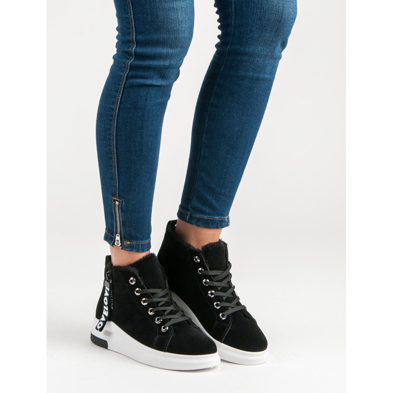 Adidași calzi negru 1