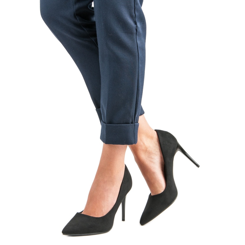 Tocuri din piele intoarsa negru 2