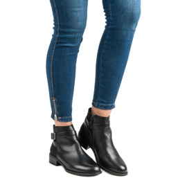 Anesia Paris Cizme de dama clasice negru 1