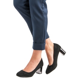 Pompele elegante negru 2 Pompele elegante negru 2