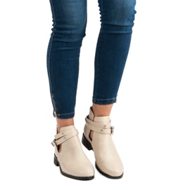 Cizme de modă bej 1 Cizme de modă bej 1