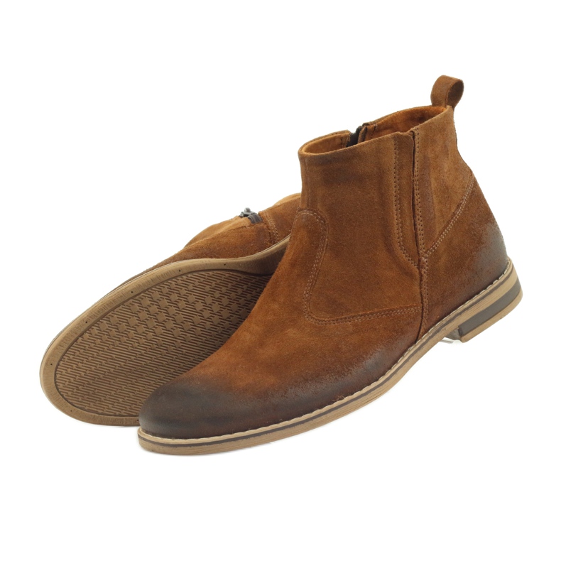 Cizme bărbătești Riko Cizme Jodhpur 859 roșu multicolor 5