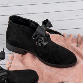 Seastar Cizme din piele de căprioară negru 2 Seastar Cizme din piele de căprioară negru 2