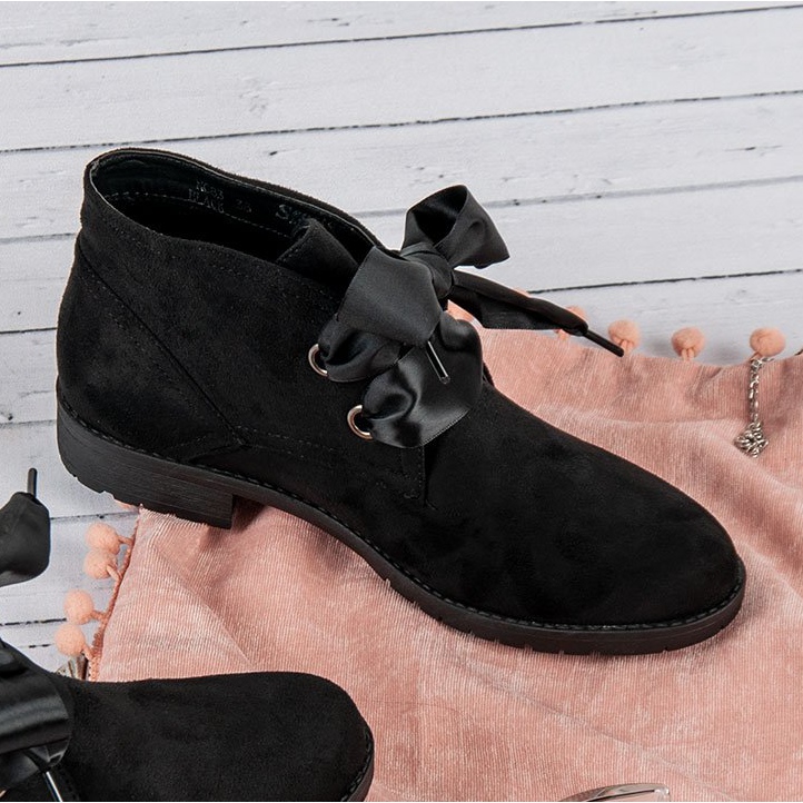 Seastar Cizme din piele de căprioară negru 2 Seastar Cizme din piele de căprioară negru 2