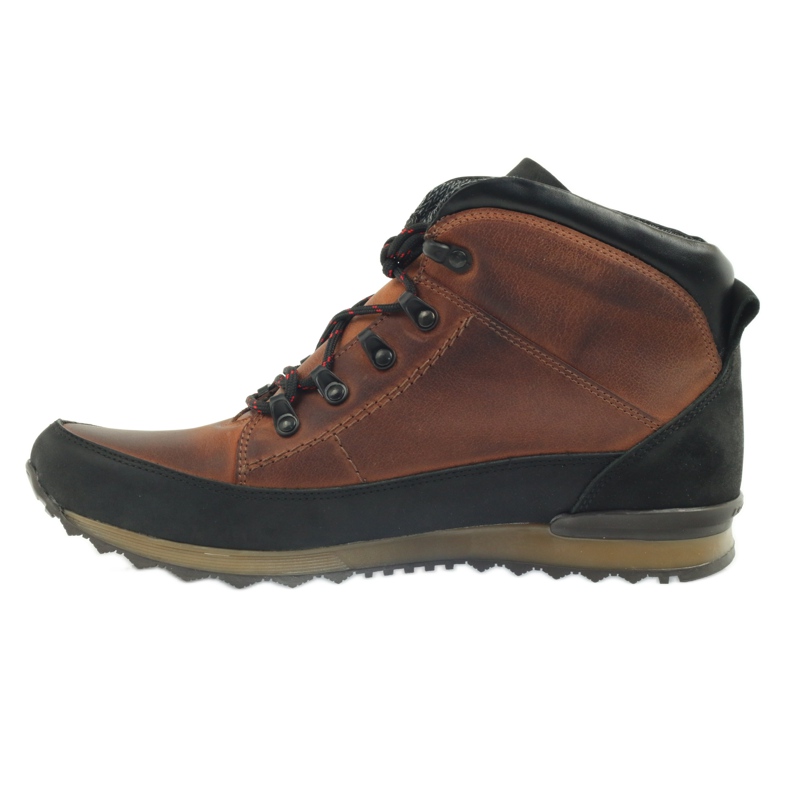 Pantofi de trekking pentru bărbați Riko roșu 860 negru multicolor 2