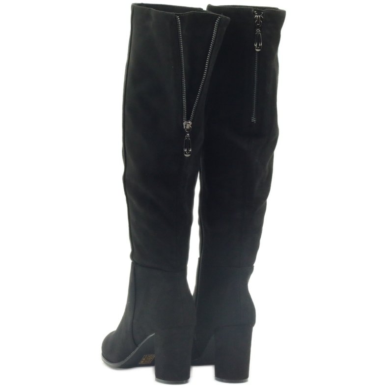 Cizme pe post Sergio Leone negru 3