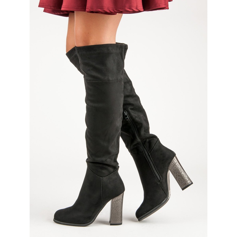 Ch. Creation Cizme elegante pe post negru 1