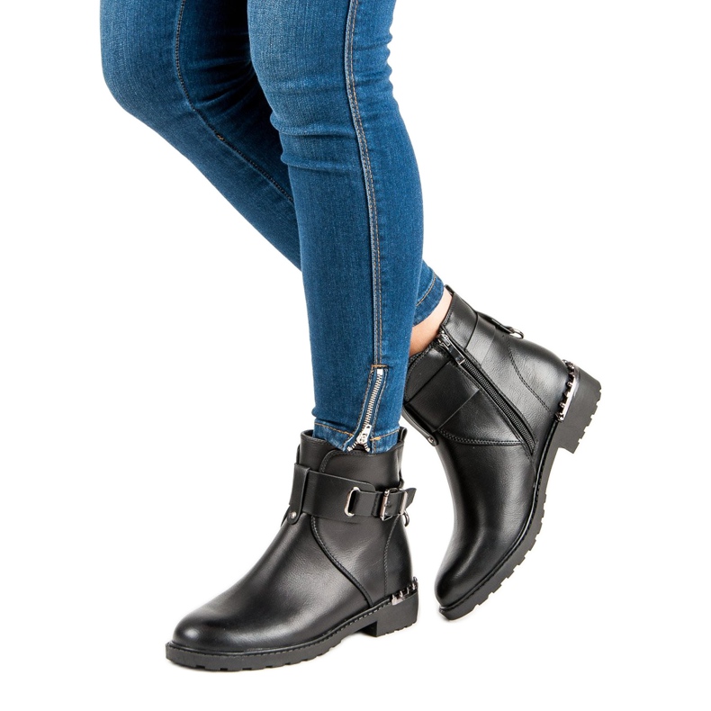 Groto Gogo Cizme confortabile pentru muncitori negru 1 Groto Gogo Cizme confortabile pentru muncitori negru 1