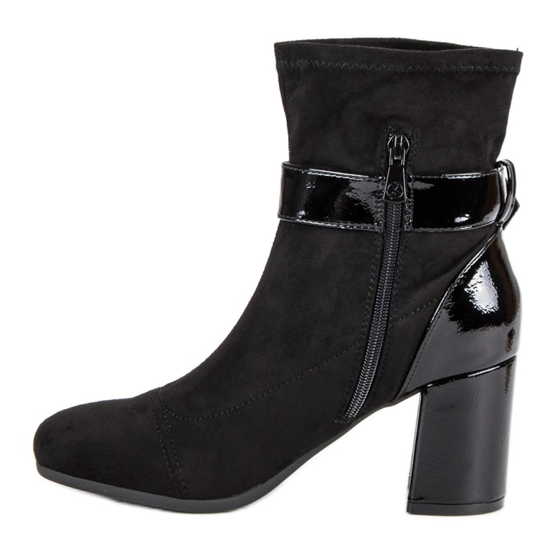 Kylie Cizme elegante cu toc înalt negru 1 Kylie Cizme elegante cu toc înalt negru 1