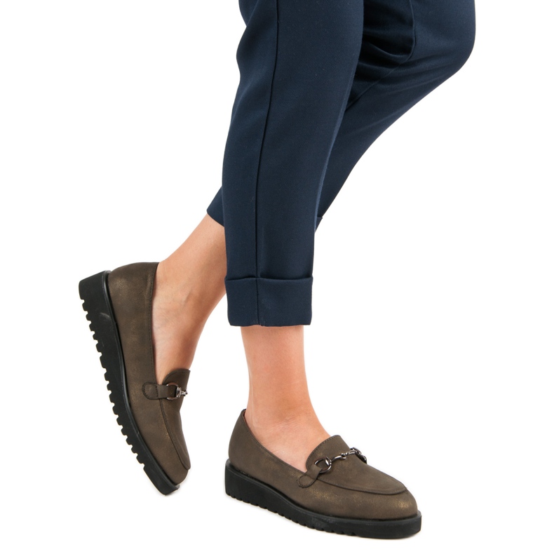 Kylie Mocasini cu stil verde 1