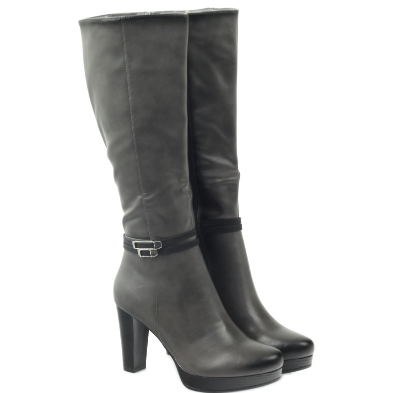 M.Daszyński Ghete pe post Daszyński AM61 negru gri 3