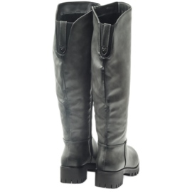 M.Daszyński Cizme cu fund gros Daszyński MR1813 gri 4