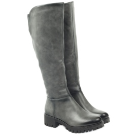 M.Daszyński Cizme cu fund gros Daszyński MR1813 gri 3