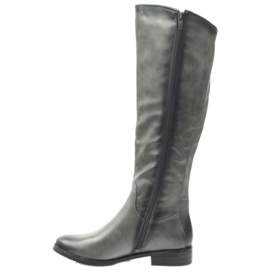 M.Daszyński Ofițeri de cizme Daszyński SA131 gri 2 M.Daszyński Ofițeri de cizme Daszyński SA131 gri 2