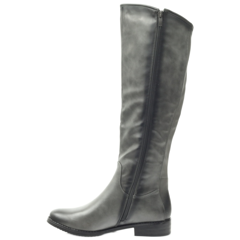 M.Daszyński Ofițeri de cizme Daszyński SA131 gri 2 M.Daszyński Ofițeri de cizme Daszyński SA131 gri 2