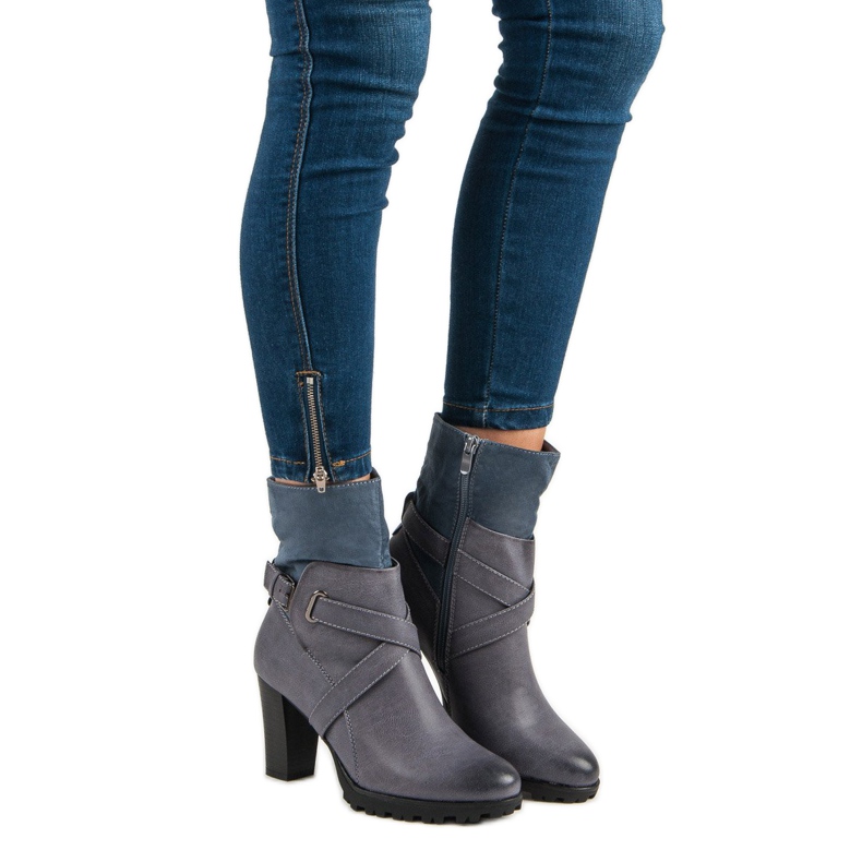 Sixth Sense Cizme la modă pe post gri 2