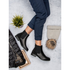 Seastar Cizme Jodhpur elegante negru 1