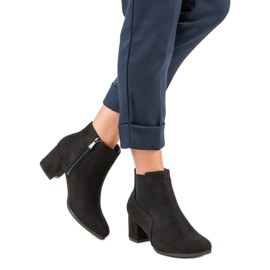 Nio Nio Cizme Chelsea din piele de căprioară neagră negru 1