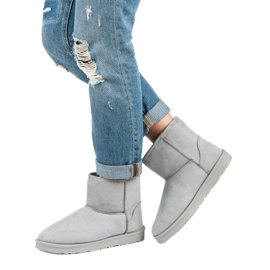 Vices Viciuri mukluki din piele de căprioară gri 1