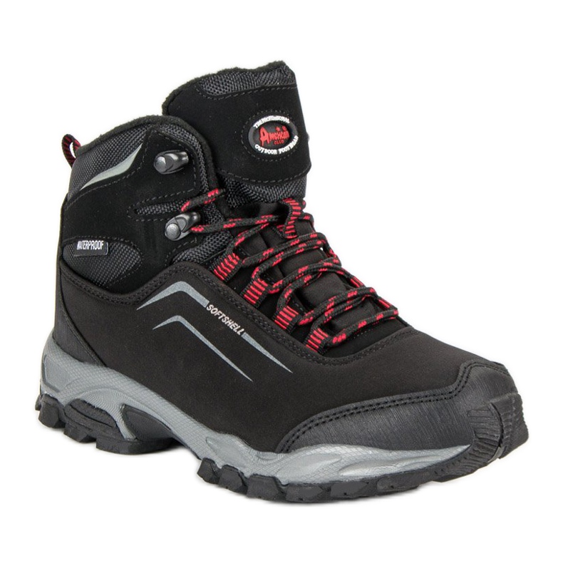 American Club Cizme americane de iarnă pentru femei negru 2