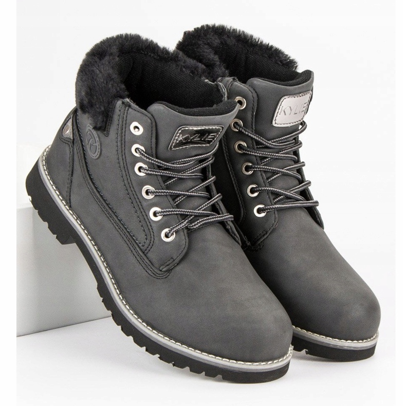 Kylie Trappers gri închis 1