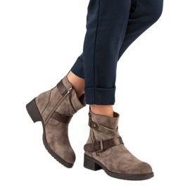 Cizme de toamnă VINCEZA maro 1