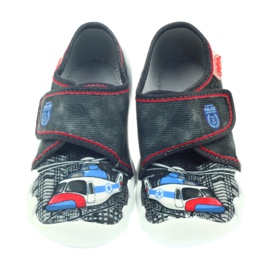 Papuci velcro Befado 273x232 albastru gri roșu 3