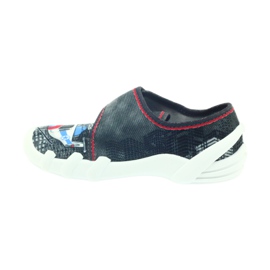 Papuci velcro Befado 273x232 albastru gri roșu 2