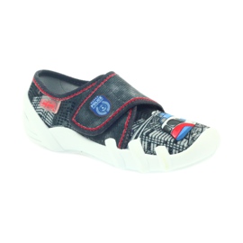 Papuci velcro Befado 273x232 albastru gri roșu 1