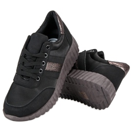 Kylie Adidași de modă negri negru 2