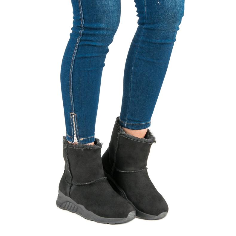 Ghete negre de zăpadă negru 1