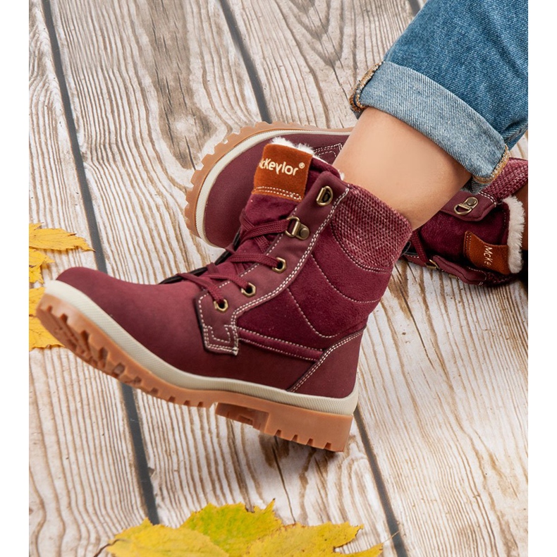 MCKEYLOR Trappers maroon roșu 1