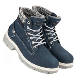 American Club Trapperi americani pentru femei albastru 1