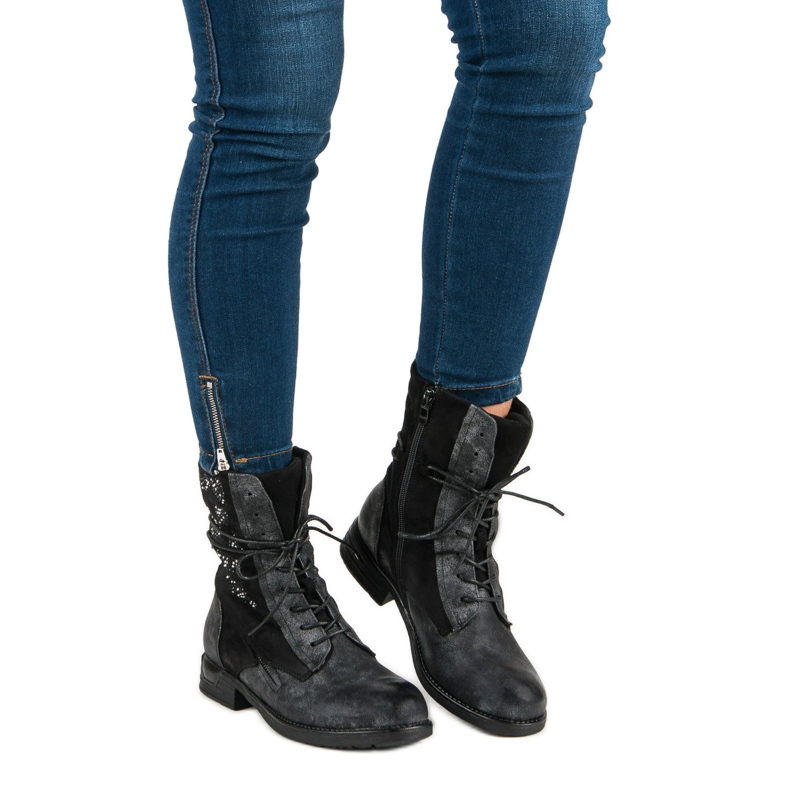 Kayla Muncitori la modă negru 1