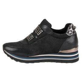 Aclys Ghete. Adidași albastru multicolor 1