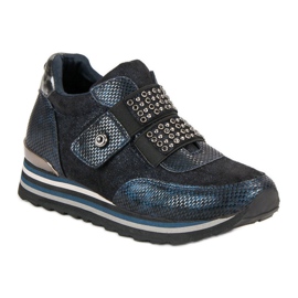Aclys Ghete. Adidași albastru multicolor 5