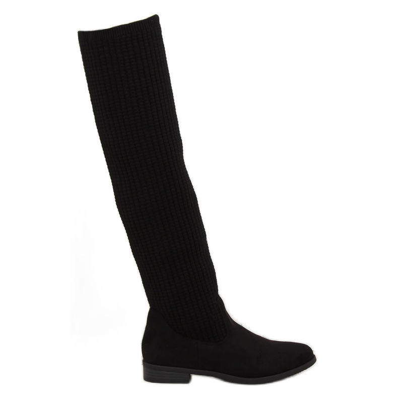 Cizme negre pentru coapse BM102 negre negru 2