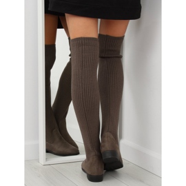 Cizme de mușchetar maro BM102 kaki 2