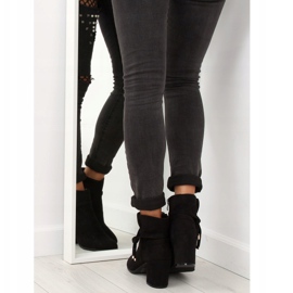 Cizme negre cu toc înalt YL56 negre negru 1