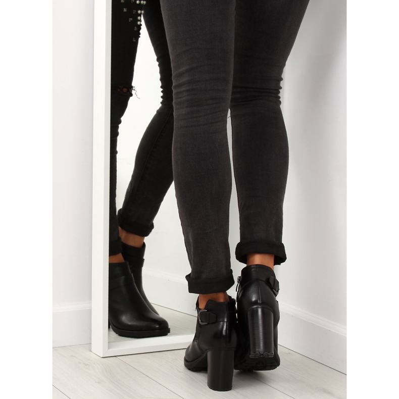 Cizme negre cu toc înalt 3439 Negre negru 1