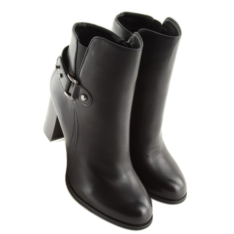 Tocuri înalte negre 3974 Negre negru 2