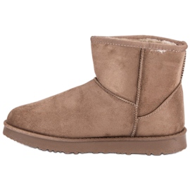 Kylie Bocanci de zăpadă alunecați maro 1