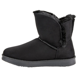 Kylie Suede Mukluki negru 1