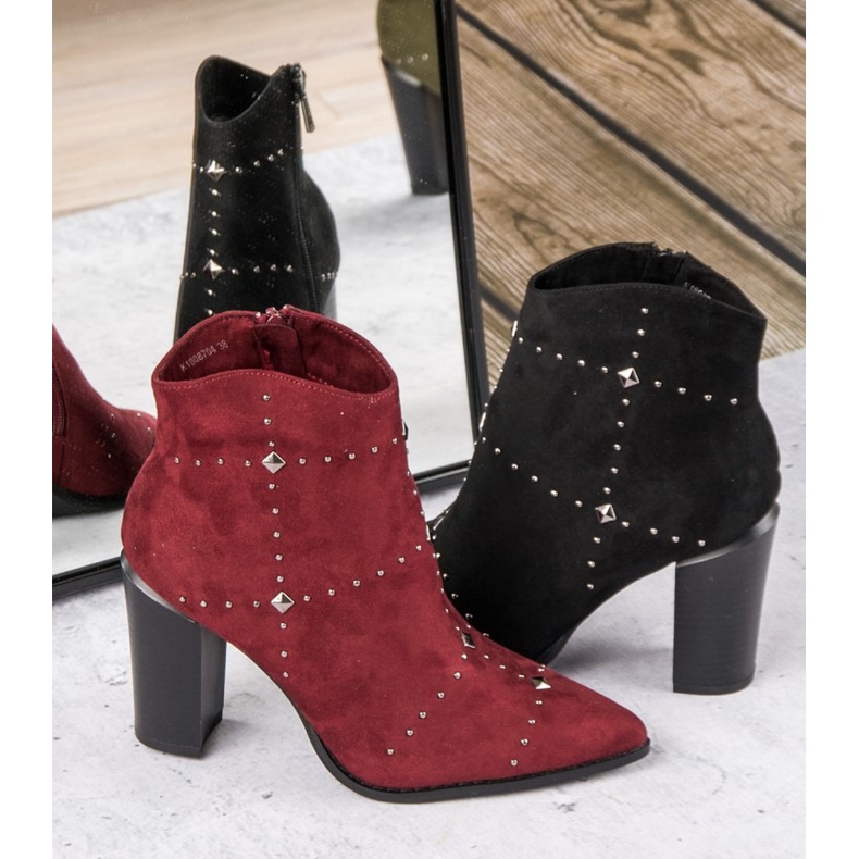 Kylie Cizme negre din piele de căprioară negru 1