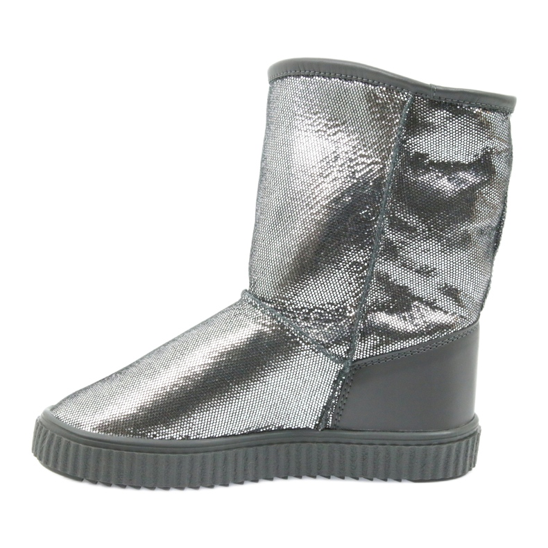 Cizme piele Bartek 477750 lana naturala argint gri 2 Cizme piele Bartek 477750 lana naturala argint gri 2